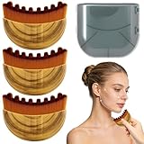 Lymphbürsten Gesicht, 3 Stück Mit Aufbewahrungsbox, Sanfte Gesichtsmassage Für Strahlende Haut, Ideal Für Tägliche Hautpflege, Leicht Und Praktisch, für Gesicht, Kinn und Jawline Sculpting