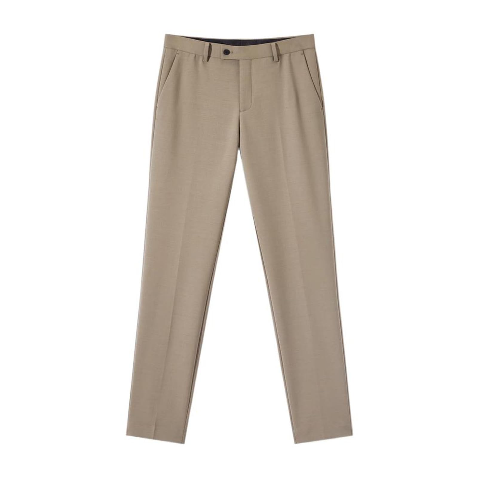 Mens Suit Pants Fitted Slim Business Casual Spring Winter Office Work Dress Pants for Men