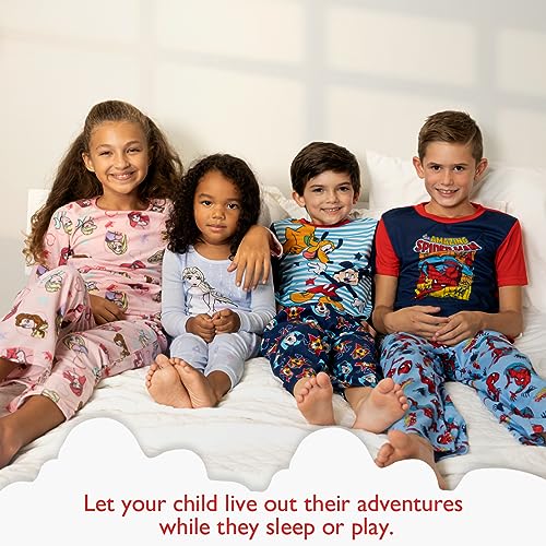 Marvel boys 2-piece Snug-fit Cotton Holiday Pajama Set, Soft & Cute for Kids2