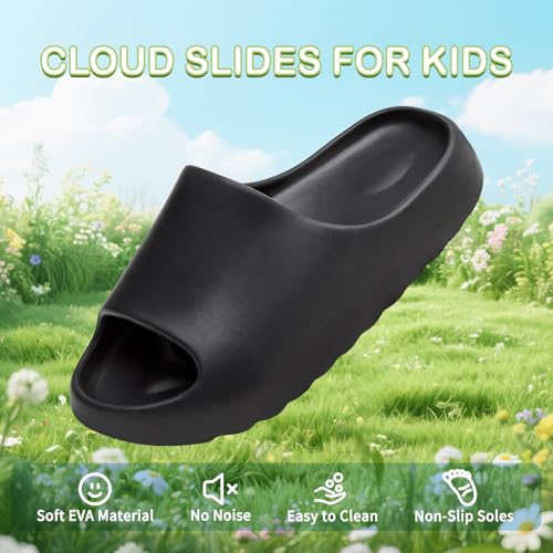 Cloud Slides for Kids Boys Girls Soft EVA Slippers-Toddler Little Kids Comfy Thick Sole Shower Slide Sandals Summer Beach Pool Shoes2