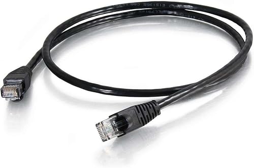 Miniatura 3 de C2G 27251 Cable Cat5e - Cable de conexión de red Ethernet blindado sin enganches, azul (7 pies, 7.0 ft)