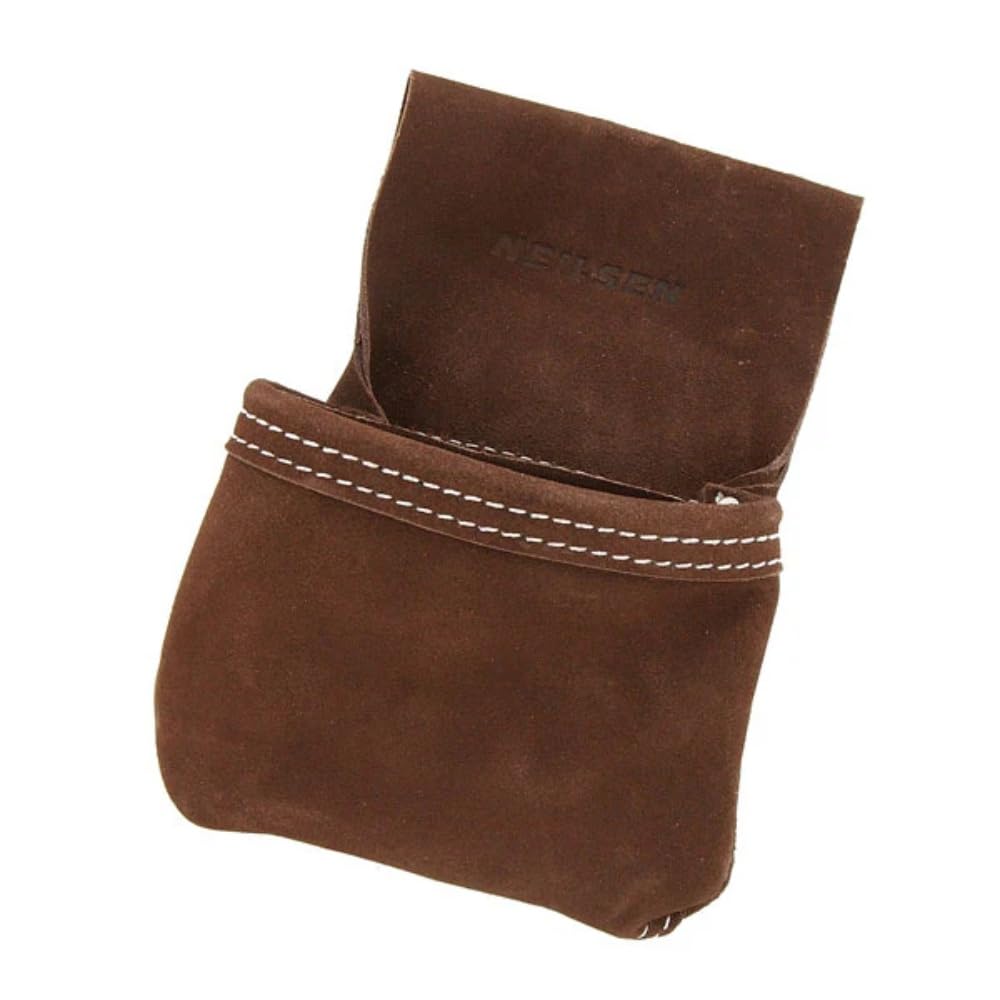 Neilsen CT2631 Suede Leather Tool Belt Nail Pouch Double Pocket Suede Split Leather