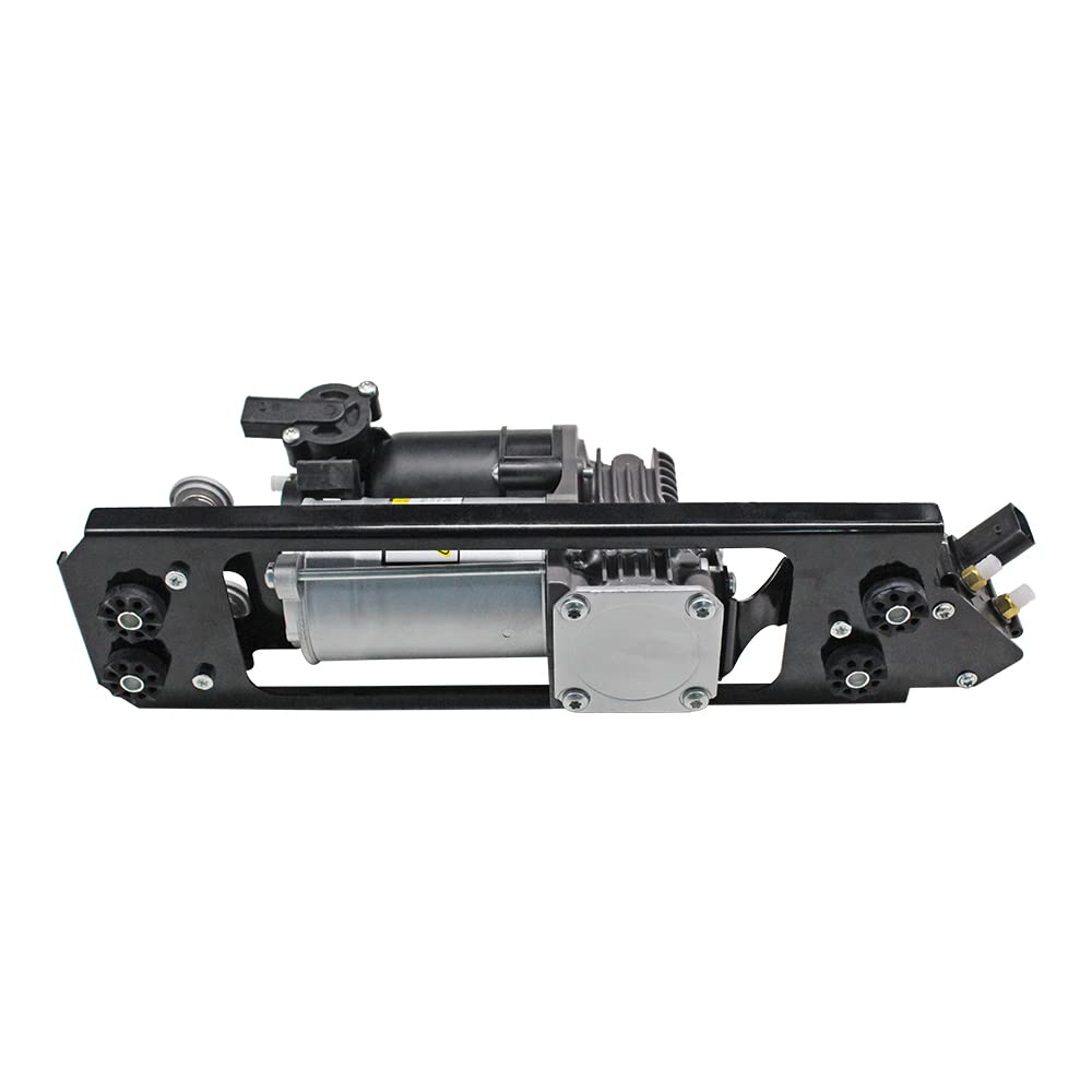 Para BMW E61 2006-2010 Conjunto de bomba de compresor de suspensión de aire con soporte y válvula de bloqueo 37106793778