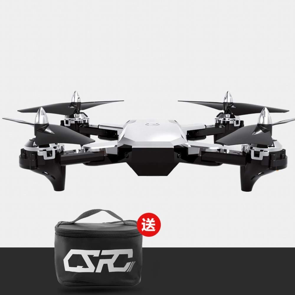 MU Velivoli a Quattro Assi Elicottero Mini Drone Fotografia Aerea Velivoli Professionali Hd Piccoli Aerei Modello Di Aeromodello Telecomando,bianca,Taglia unica