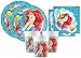 Kit Compleanno Bambina Sirenetta 16 persone Piatti Bicchieri TOVAGLIOLI 72 PZ Ariel