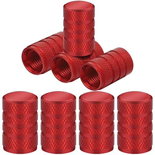Tapones De Válvula Para Neumáticos | Pack De 5 Unidades Rojo Pistón | Decoración Para Llantas | Marca Carpoint
