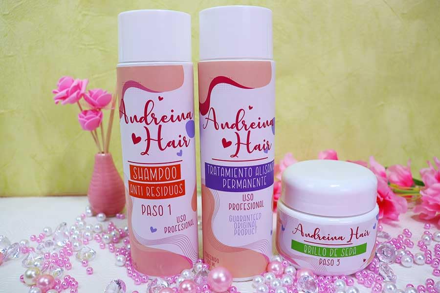 Miniatura 2 de Kit de Keratina Orgánica Tratamiento de Alisado Permanente con Keratina Colombiana, Efectos Iguales al Alisado Brasileño para Uso Profesional