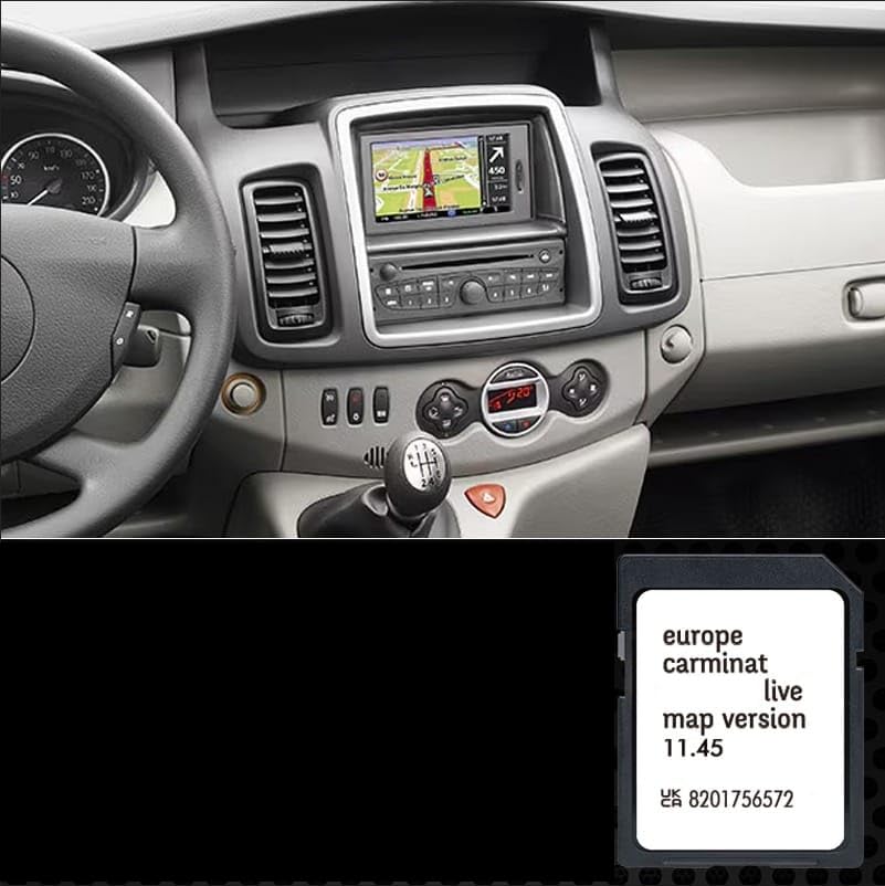 Generisch Aktualisierung der Kartographie GPS Navigation Europa 2025 – Version 11.45 – kompatibel mit Renault Tomtom Live