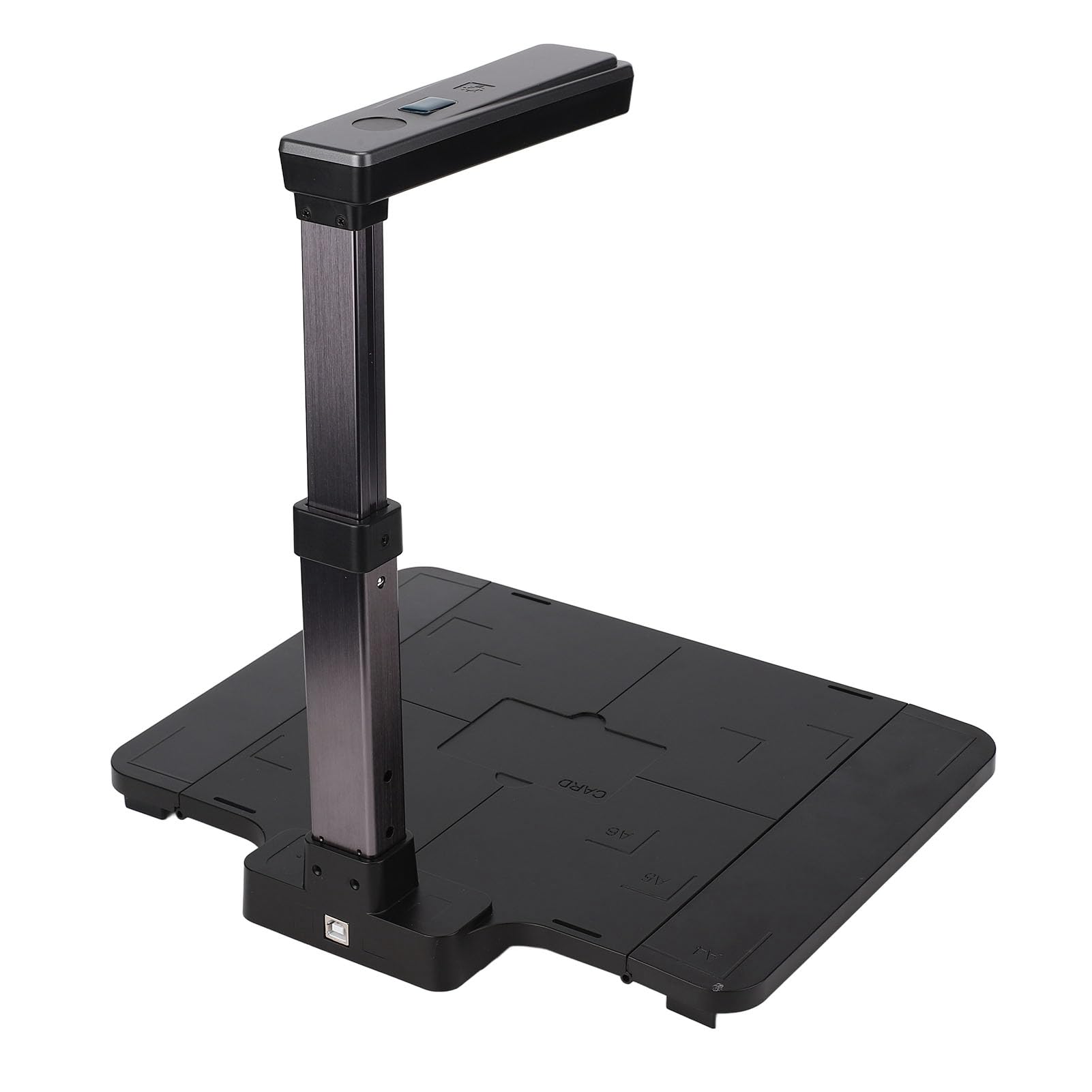 Ipevo V4k Ultra HD 8MP USB Document Camera Compatibile con Mac OS, Windows, Chromebook per Presentazioni Dal Vivo, Conferenze Web, Apprendimento a Distanza e Apprendimento a Distanza per Libri Illustr