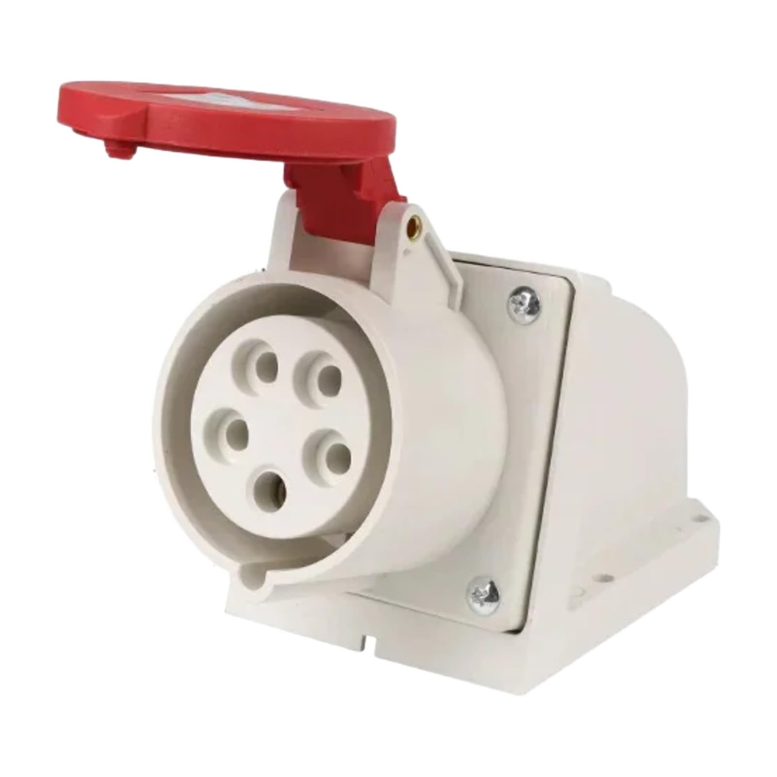 Enchufe industrial de superficie 16A 5P robusto con protección estanca IP44