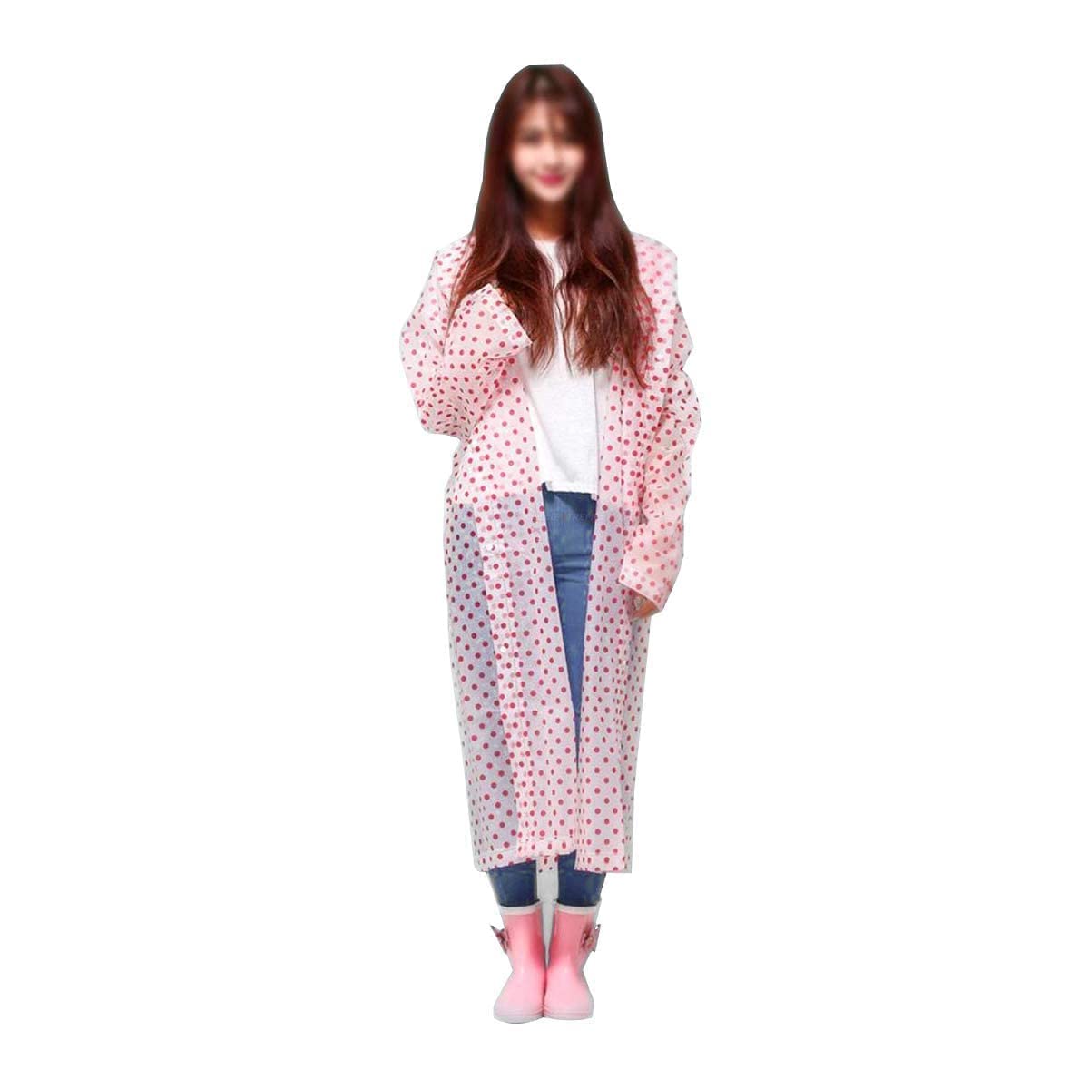 Women dotted raincoat/poncho-image-2