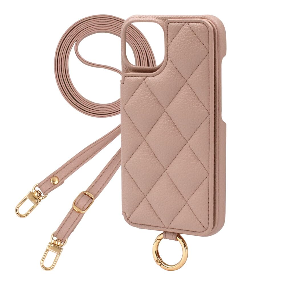 スマホケース　斜めがけポシェット　cc キルティング　カードケース　1935 スマホケース 斜めがけポシェット cc キルティング カードケース