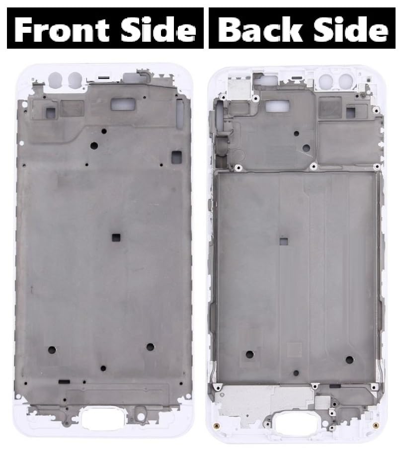 Image of LCD Middle Frame Chassis Housing Compatible with Vivo X9 - (White)