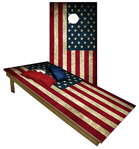 BackYardGamesUSA Premium Wooden Cornhole Board Set - Choose Between 4'x2' or 3'x2' Set