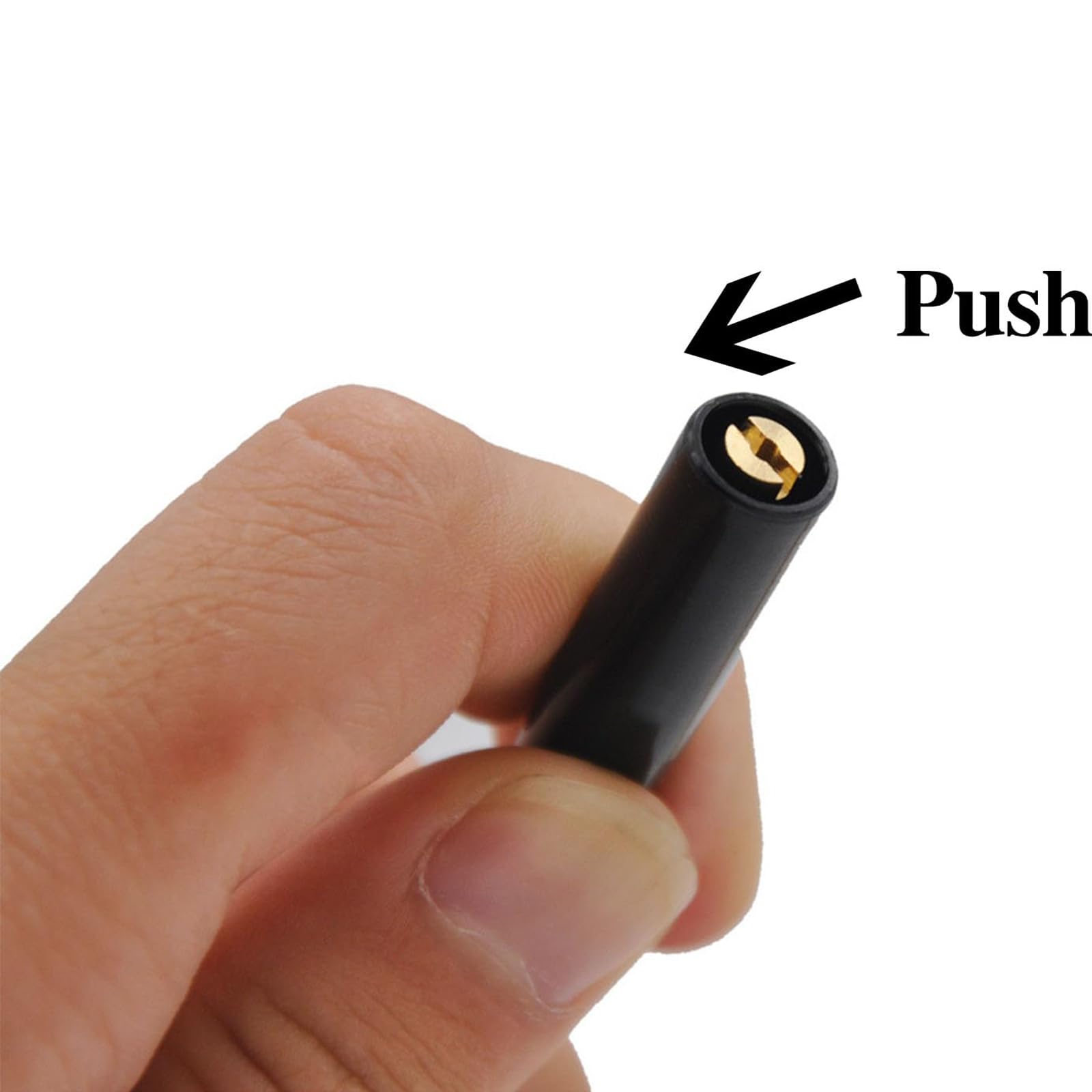 Portasigarette Lungo da Donna - Estensibile e Funzionale come Filtri per Sigarette Si Adatta a Sigarette Virginia Slim e Altre Sigarette Arrotolate a Mano da 23mm - Nero