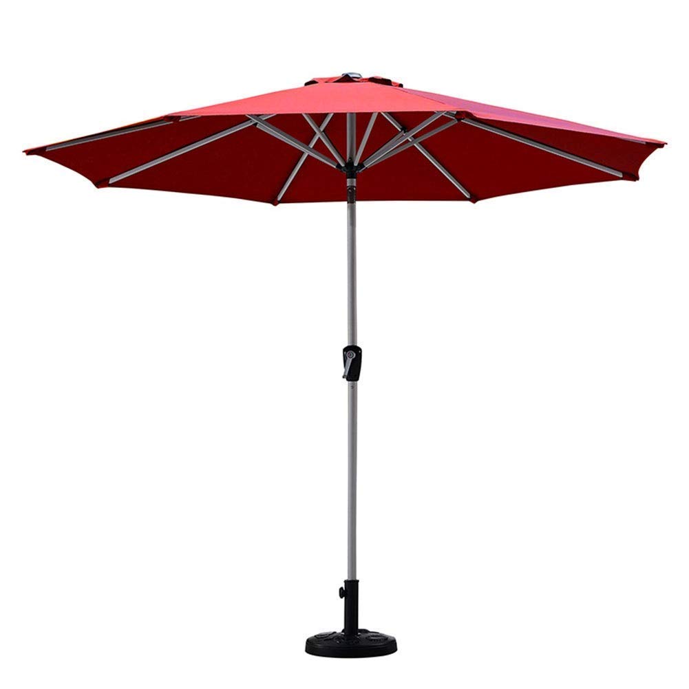 Ombrellone Ombrellone da Tavolo da Giardino da 270 cm con inclinazione e manovella, Perfetto per Cortile all'aperto, Mercato di Eventi Commerciali sulla Spiaggia, Campeggio, piscin