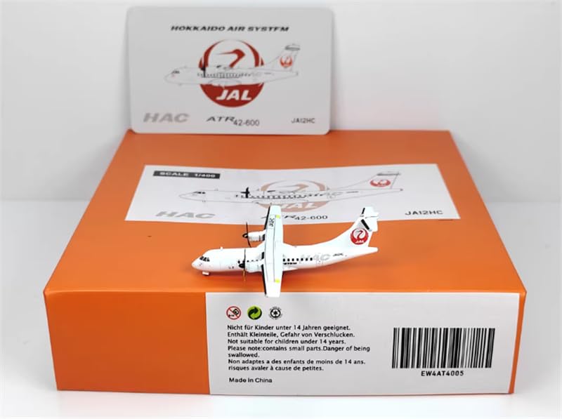 ACE HOBBY for JC Wings Hokkaido Air System ATR42-600 JA12HC 1:400 Aircraft Pre-Built Model