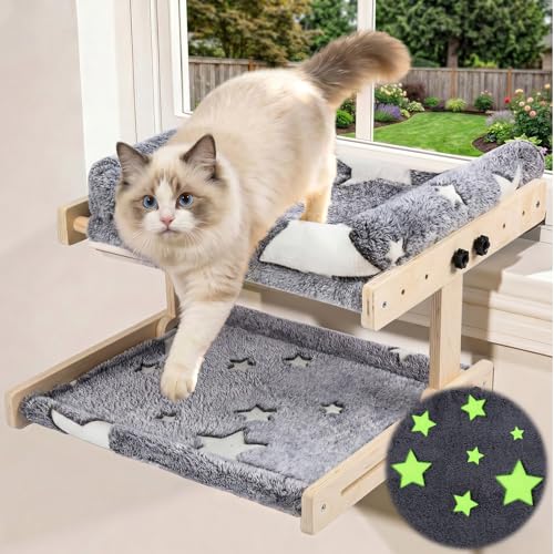 Glow in The Dark Cordless Pet Hammock Bed
