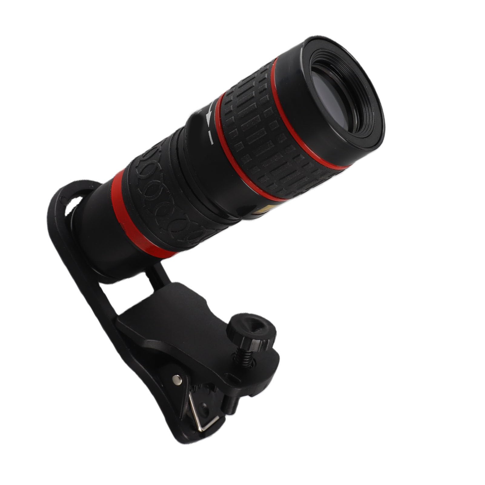Teleobiettivo zoom 20X con clip per smartphone tablet PC Oculari ottici neri ad alta definizione per qualità dell'immagine e colori accurati Leggero e Teleobiettivo zoom 20X con clip per smartphone tablet PC Oculari ottici neri ad alta definizione per qualità dell'immagine e colori accurati Leggero e