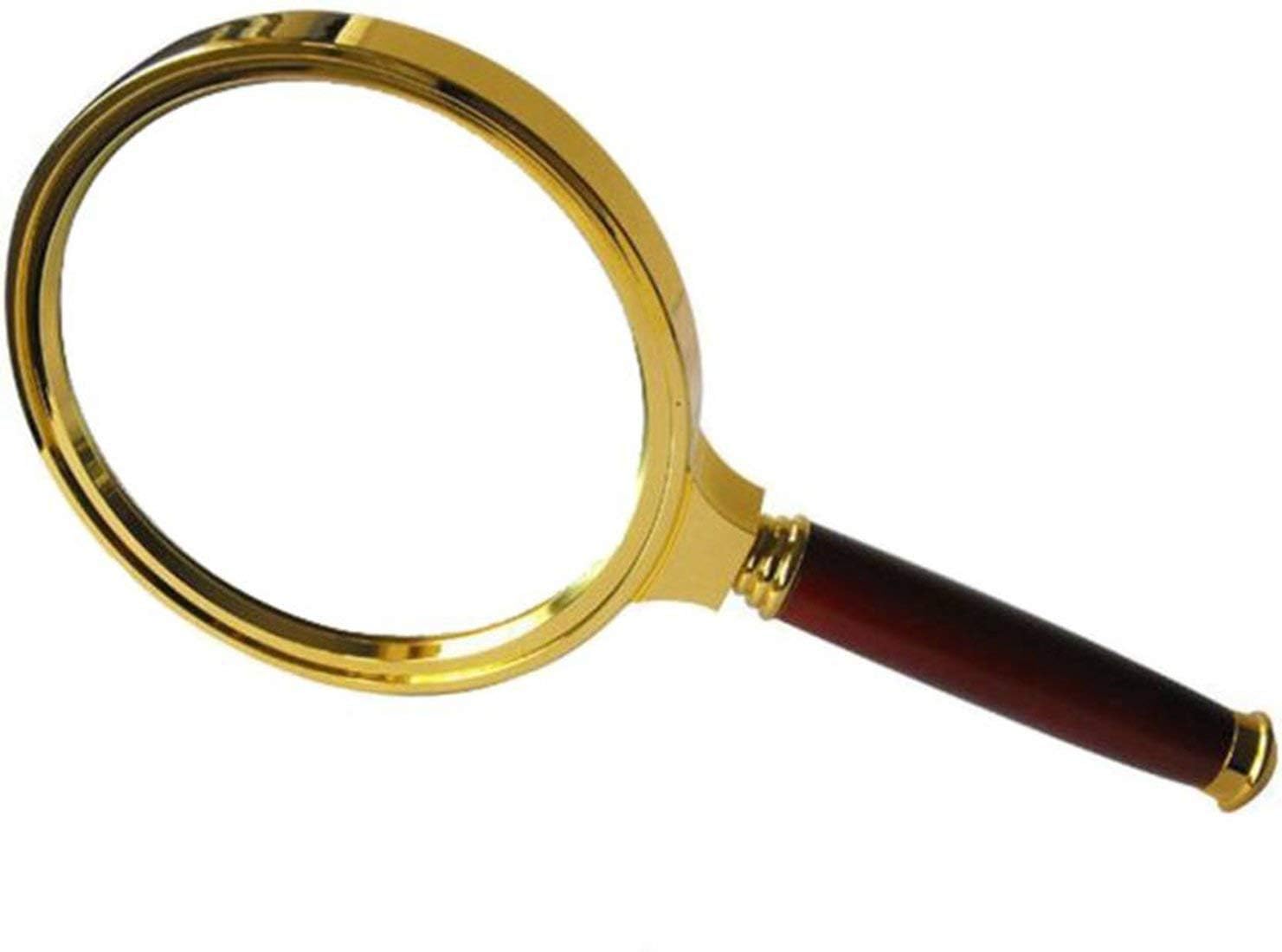 DELINGER Magnifying Lens Detachable Handle Glass Magnifier Hand for Jewelry Loupe, Book and Newspaper Reading (60MM) 1