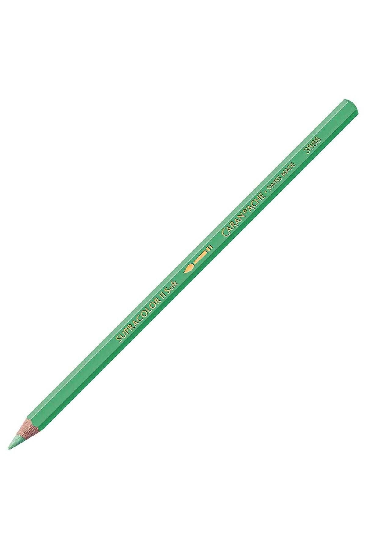 Caran D'ache Green Water Colour Supracolour Pencils - Assorted - Greyish