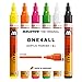 Produktbild Molotow One4All 227HS Acryl Marker Neon-Set (4,0 mm Strichstärke, hochdeckend und permanent, UV-beständig, für fast alle Untergründe) 6 Stück sortiert