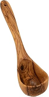 Benera Chochla chochla kielnia do zupy rustykalna z drewna oliwkowego ok. 30 cm