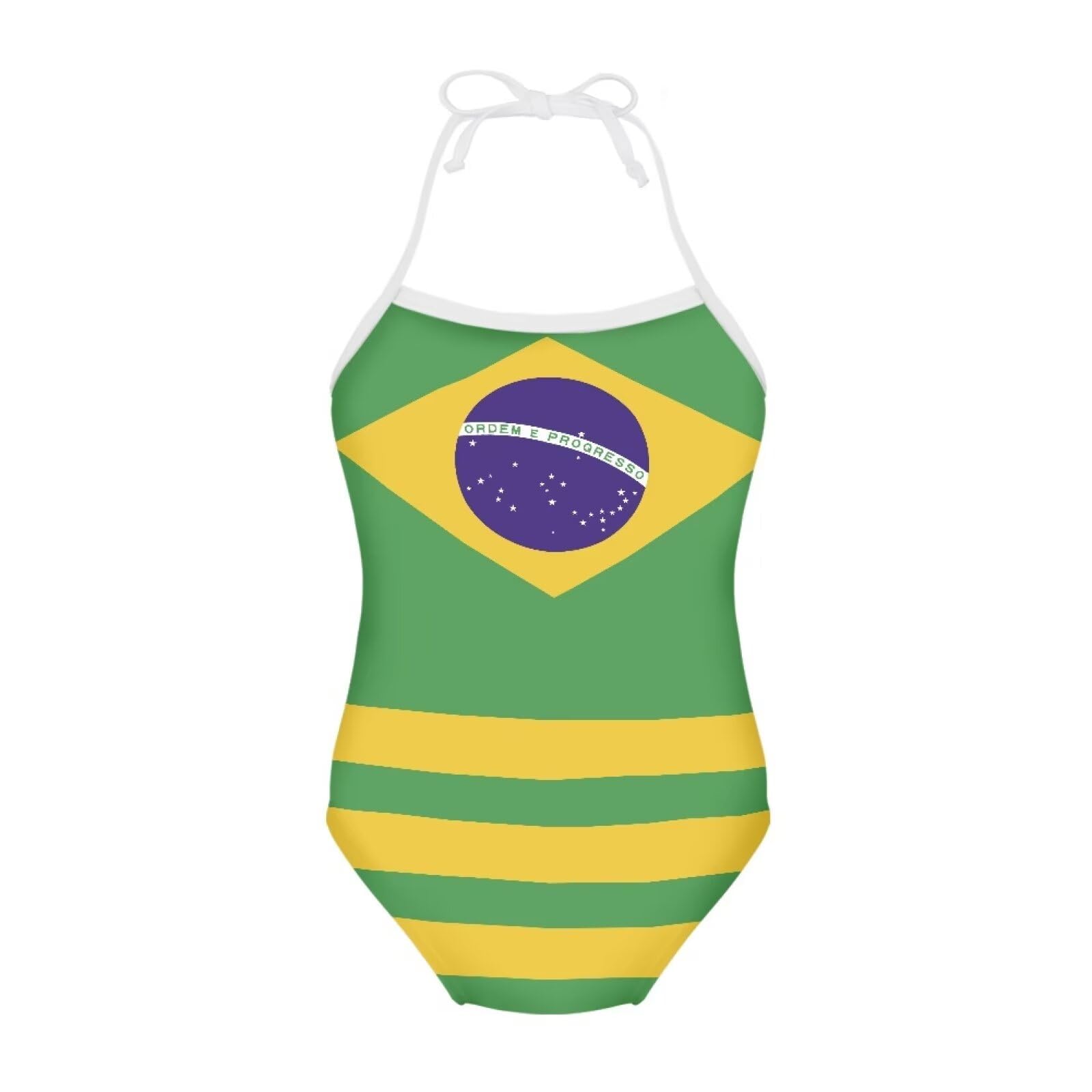 Girls One Piece Swimsuit Beach Bathing Suit Toddler Floral Halter Straps Swimwear for 1-10 Years