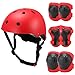 Lixada Casco y Protecciones para Niños Ajustable Kit de Rodilleras Muñequeras Coderas y Casco para Patinaje Ciclismo Monopatín Skate Deporte