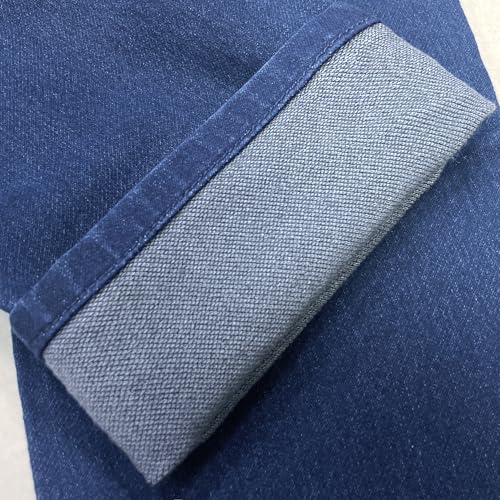 Image of ETHANOL Men's Straight Knit Denim Jeans