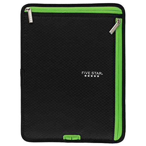 Cinq étoiles Binder-ready Tablette Sleeve Noir Vert 73314