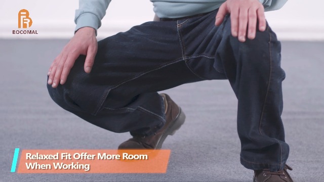 BOCOMAL FR Pants for Men Relax Fit Flame Resistant Jeans Heavy