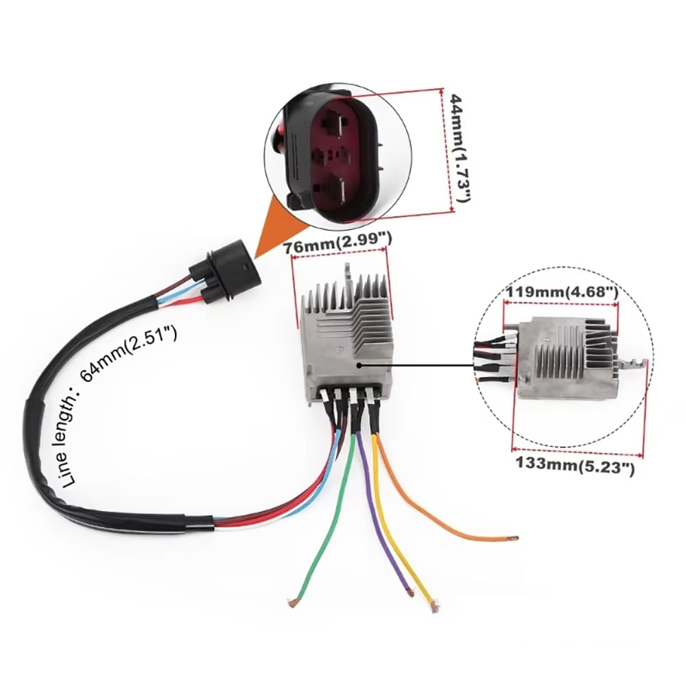 Rezystor silnika dmuchawy do Audi A4 B6 B7/A6 C5 Allroad C6, regulator dmuchawy seryjny regulator rezystancji rezystor dmuchawy 8E0959501G 8E0959501K 8E0959501AB 8E0959501K