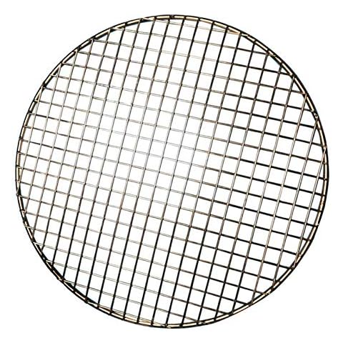 Turbokey BBQ Stainless Steel 12 Inches Round Cooking Grate Carbon Baking Net Grill Pan Grate Multi-Purpose Cross Wire Rack Round Steaming Cooling Stainless Steel (305mm/12") Cover