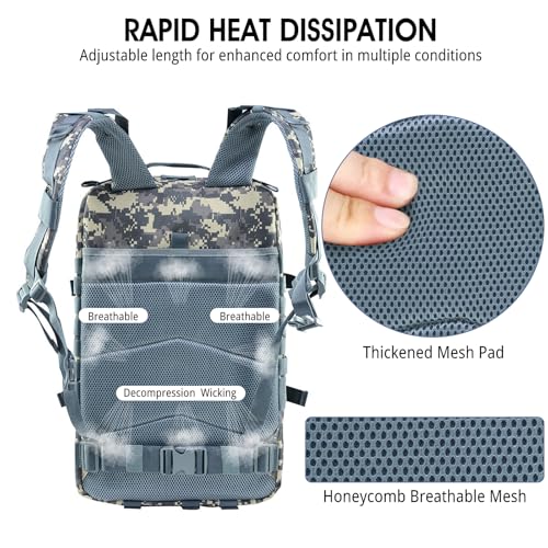 Mochila Táctica Militar 45L Waterproof para Trekking miniatura 6