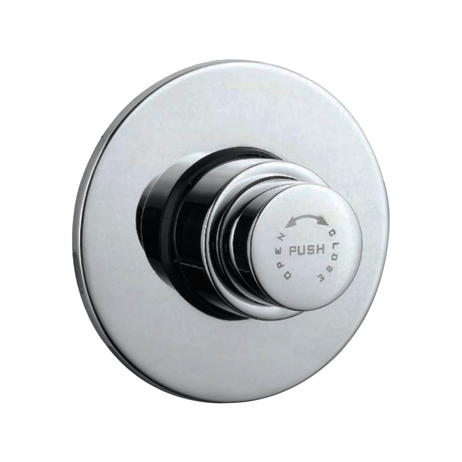 Jaquar Metropole Flush Valve Regular 40mm (Concealed Body) with Exposed Shut-Off Provision & Round Flange – Durable Brass Construction, Easy Installation - Chrome-image-42
