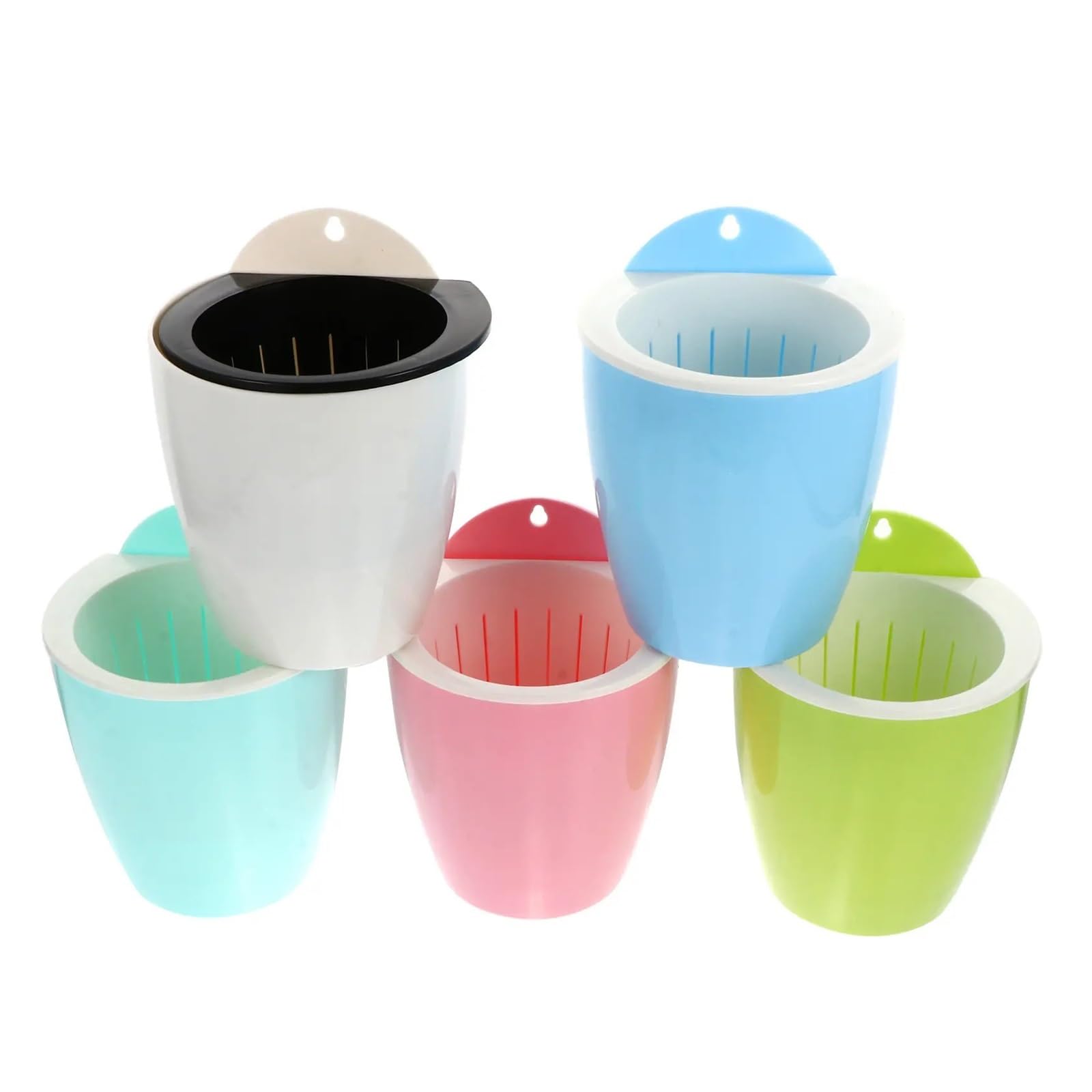 Qjzkwxalmp 5 Pcs 5Pcs Hanging Planter Set Wall-Mounted