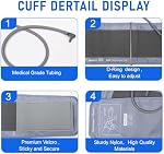 3XL Blood Pressure Cuff, Adult Cuff, Fits Most Monitors, ARM Blood Pressure Replacement Cuff with 8 Connectors (3XL)