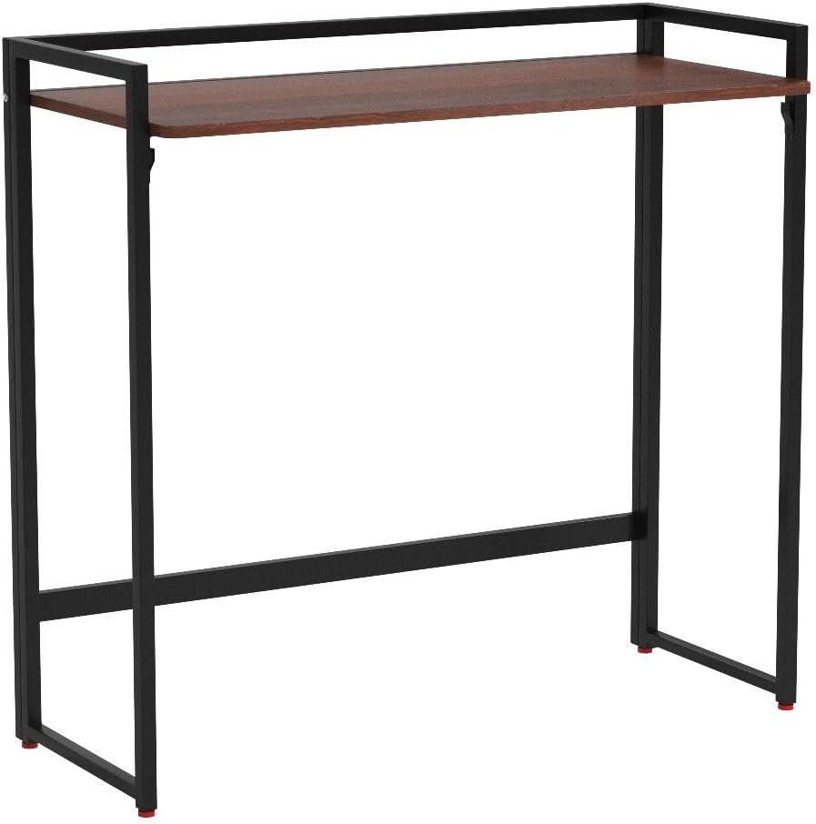 Livzing Wooden Foldable Laptop Table Portable Writing Desk Study Table for Students Reading Laptop Stands Multipurpose Work from Home Table Desktop, Laptop, Printer Wooden Table for Home and Office