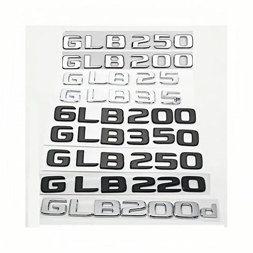 1 �� ABS �Ԃ̃g�����N�̕������S�G���u�����o�b�W�f�J�[���X�e�b�J�[ GLB �N���X GLB35 GLB180 GLB200 GLB250 GLB300(Silver,GLB 35)