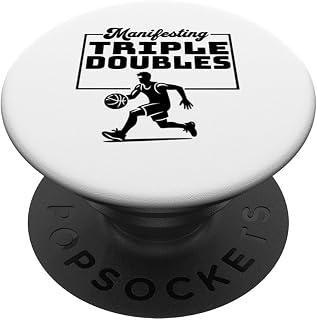 Manifesting Triple Doubles Basketball Enthusiast PopSockets Standard PopGrip