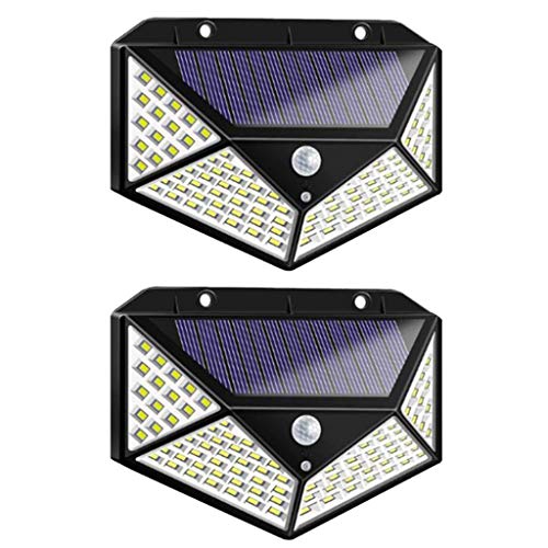 Serenable IP65 Impermeável Ao Ar Livre Luz Solar Segurança Quintal - 2pcs