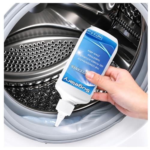 Sugelary Mold Stain Cleaning Gel 5 Fl oz All-Purpose Household Cleaner Gel for Front Loader Seal Bathroom Grout Sink Shower Caulk Washing Machine Cleaning Solution