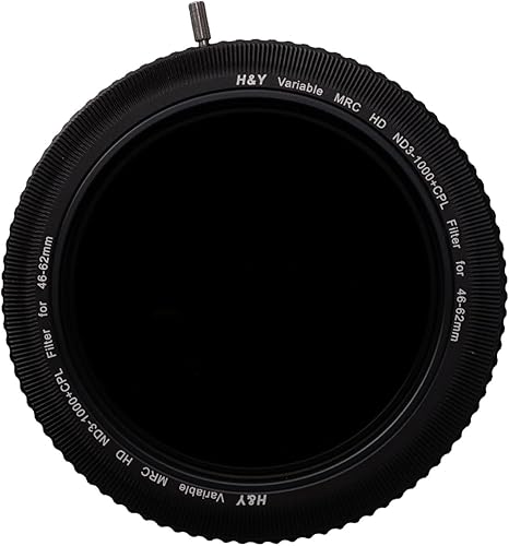Miniatura 4 de H&Y RevoRing - Filtro de densidad neutra variable ND3-ND1000 y CPL con adaptador variable de 1.811-2.441 in