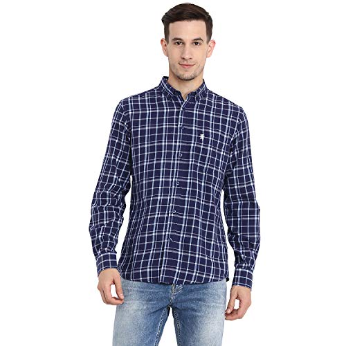 Image of Red Tape Men's Checkered Regular Fit Casual Shirt