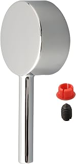 Accesorios de fontanería, mango de grifo de aleación de zinc, mango de grifo de apertura rápida, mango tipo lupa 40# (adecuado para núcleo de válvula de 40 mm).