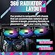 Cooler Master MasterLiquid 360L Core ARGB Kit de Refrigeración Líquida