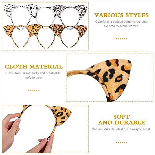 Buying Guide Beaupretty 6pcs Leopard Ears Headband Leopard Print Cat