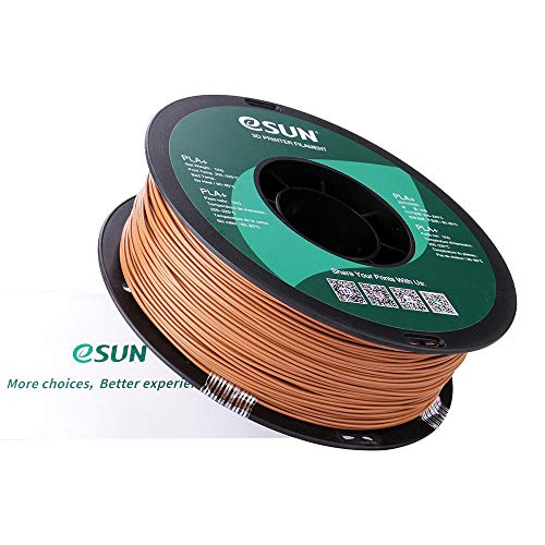 Esun Pla Pro (Pla+) 3D Printer Filament, Dimensional Accuracy +/- 0.03 Mm, 1Kg Spool, 1.75Mm, Light Brown #TOP3