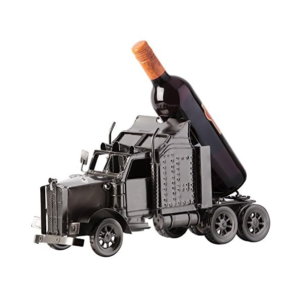 BRUBAKER Wine and Beer Bottle Holder Statue Truck Sculptures and Figurines Decor & Vintage Wine Racks and Stands Gifts…